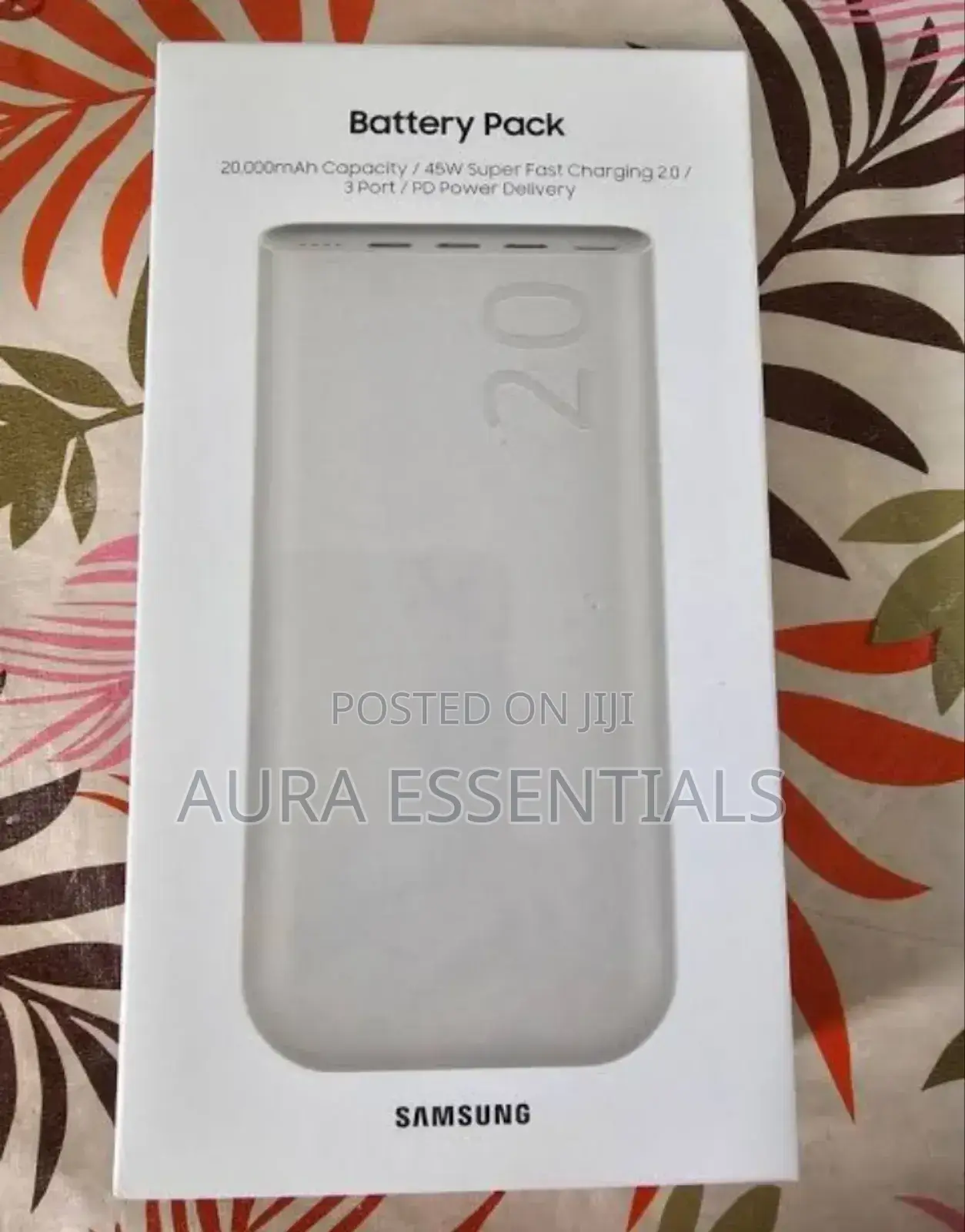 Samsung Battery Pack 20,000mah (45W) Super Fast Charging
