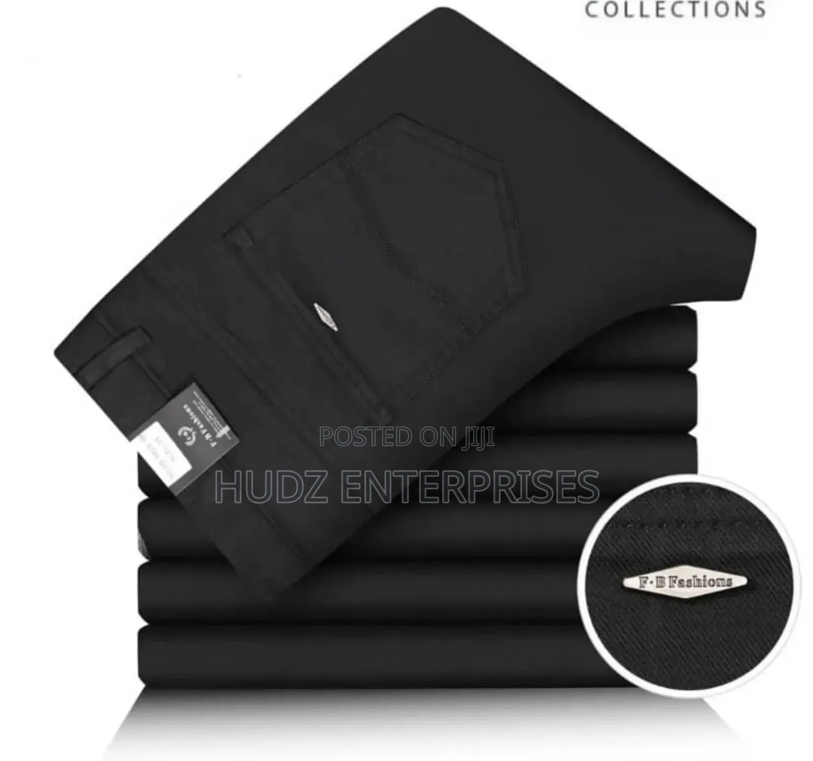 Black Jean Pants With Small and Giant Sizes