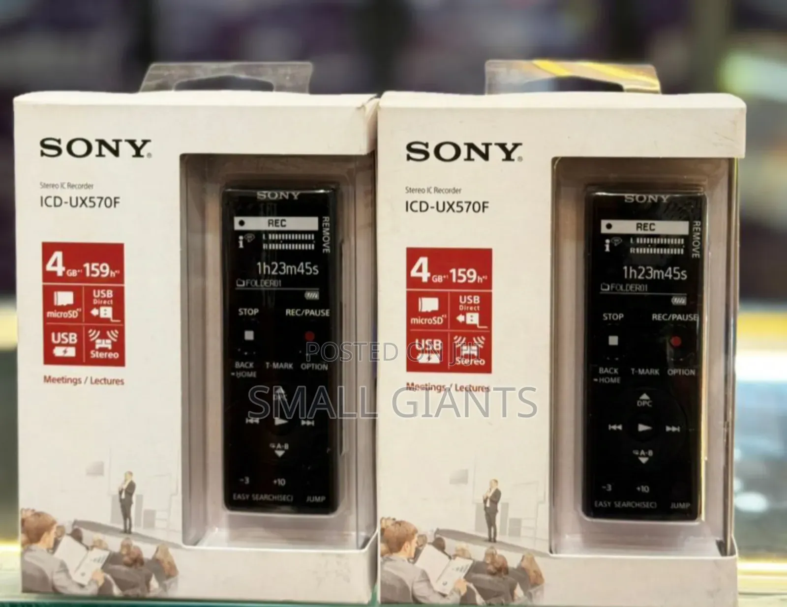 Sony Stereo IC Recorder UX570F
