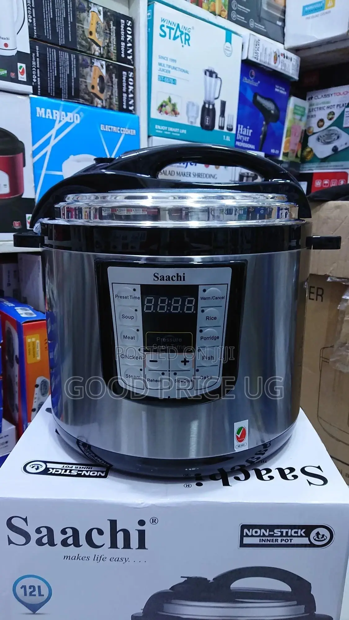 12L Saachi 10n1 Multifunctional Pressure Cooker NL-PC-5312