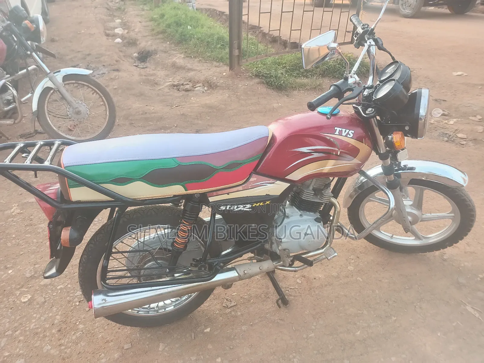 TVS XL 100 2017 Red