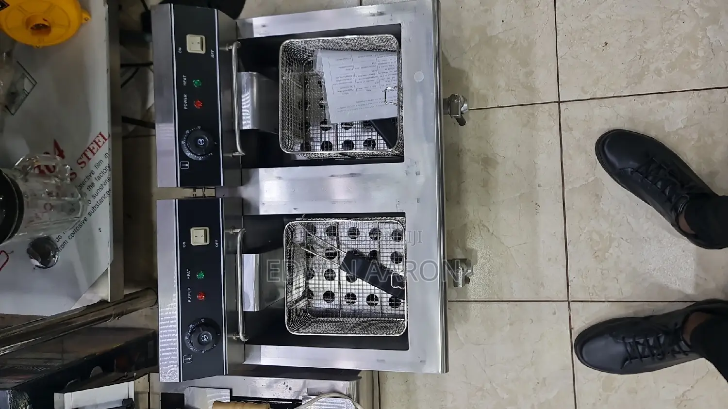 Commercial Double Deep Fryer 26L