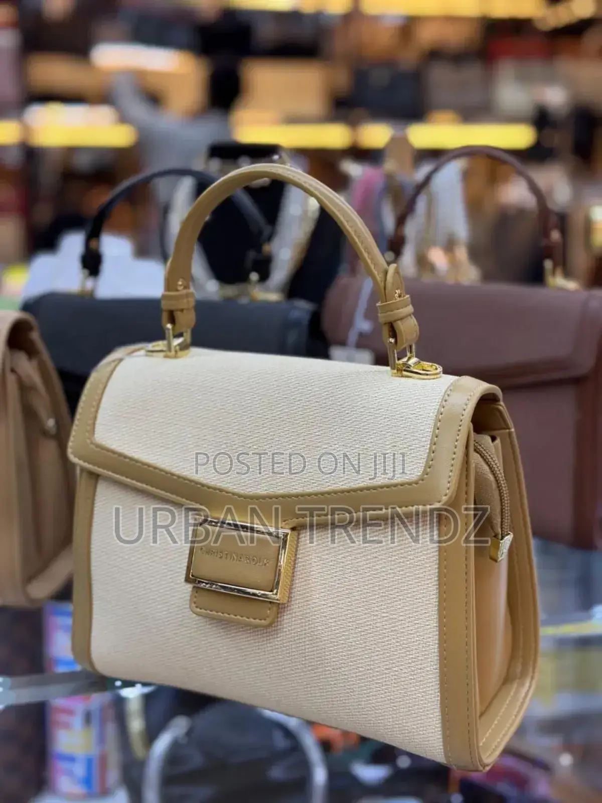 Women Leather Shoulder Bag Diamond Handbag Crossbody Bag