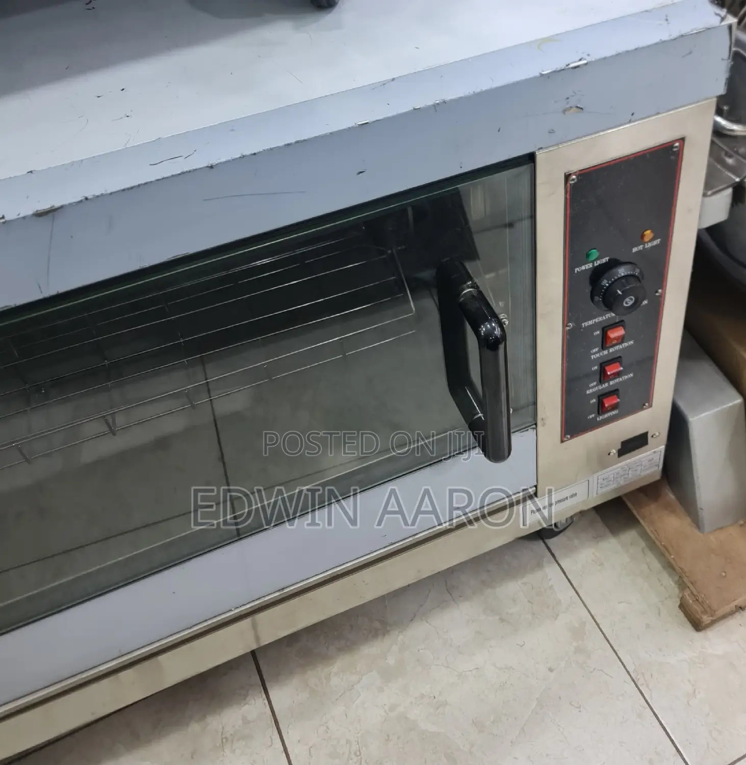 Commercial Gas Chicken Rotisserie Machine