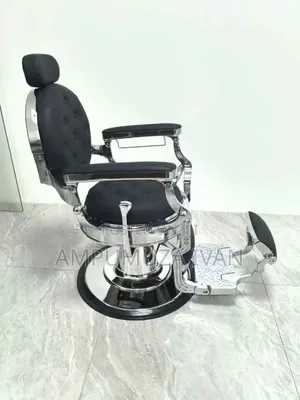 Silver Barber Chair