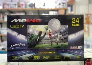 Mewe 24" Frameless Digital Tv With Free to Air Decorder