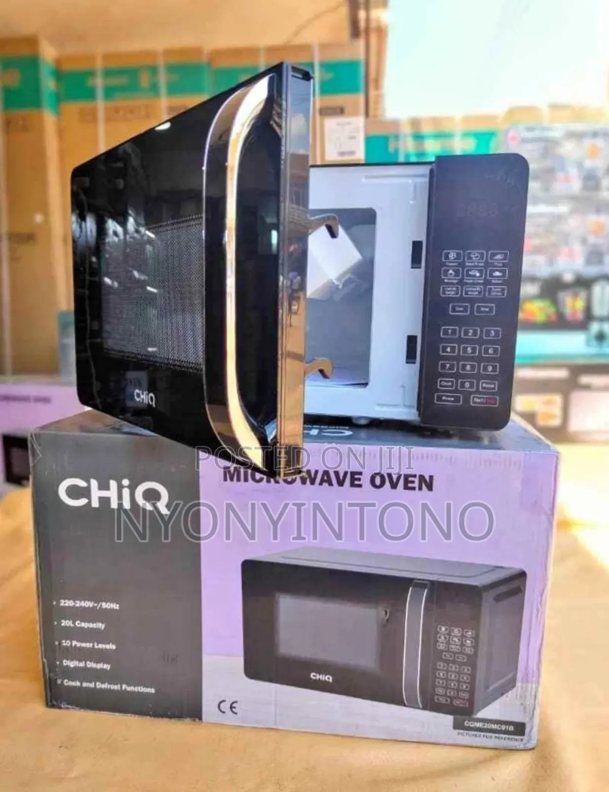 Chiq 20liters Digital Microwave Oven With 3yrs Warrantee