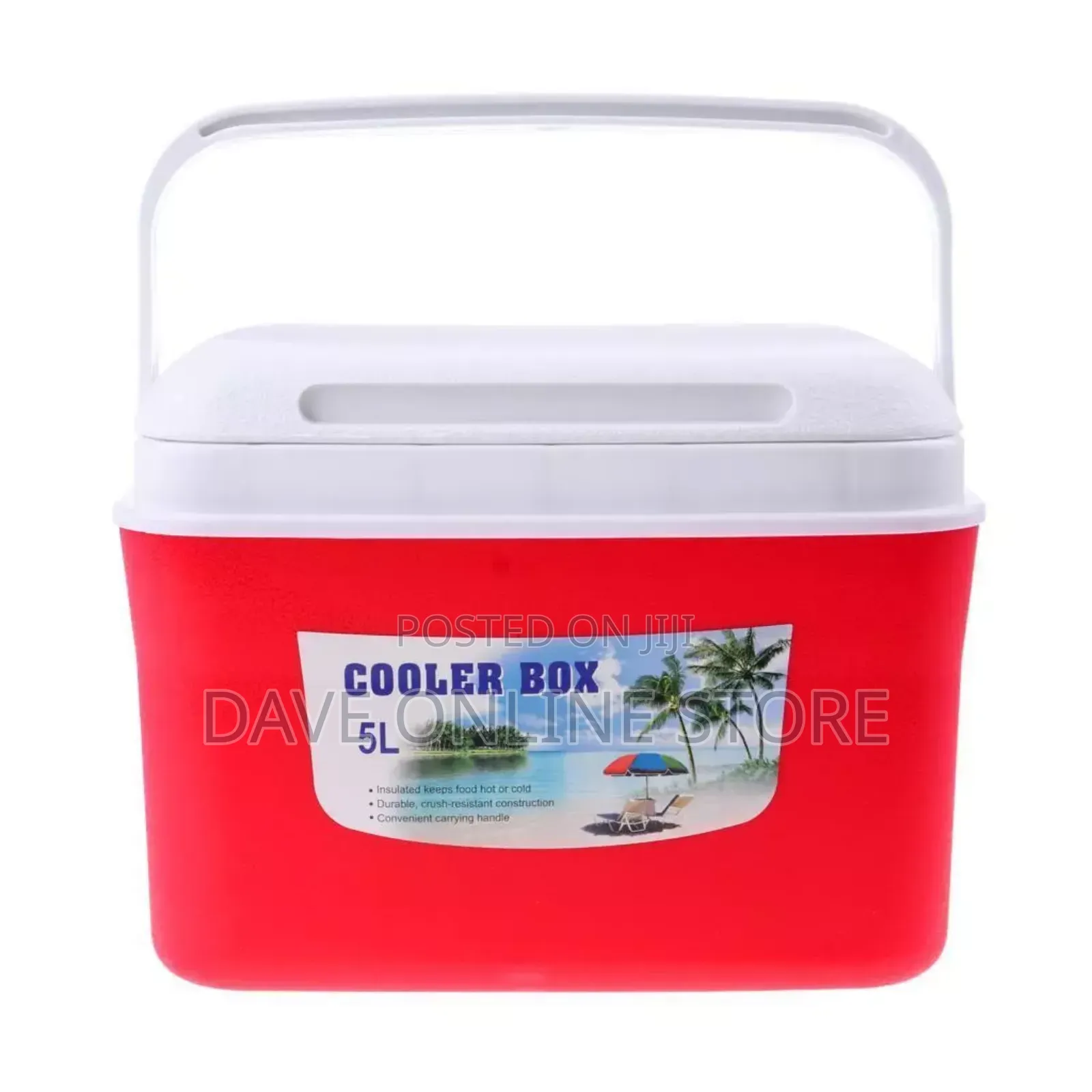 5 Litres Beverage Ice Cooler Box With Handle for Camping