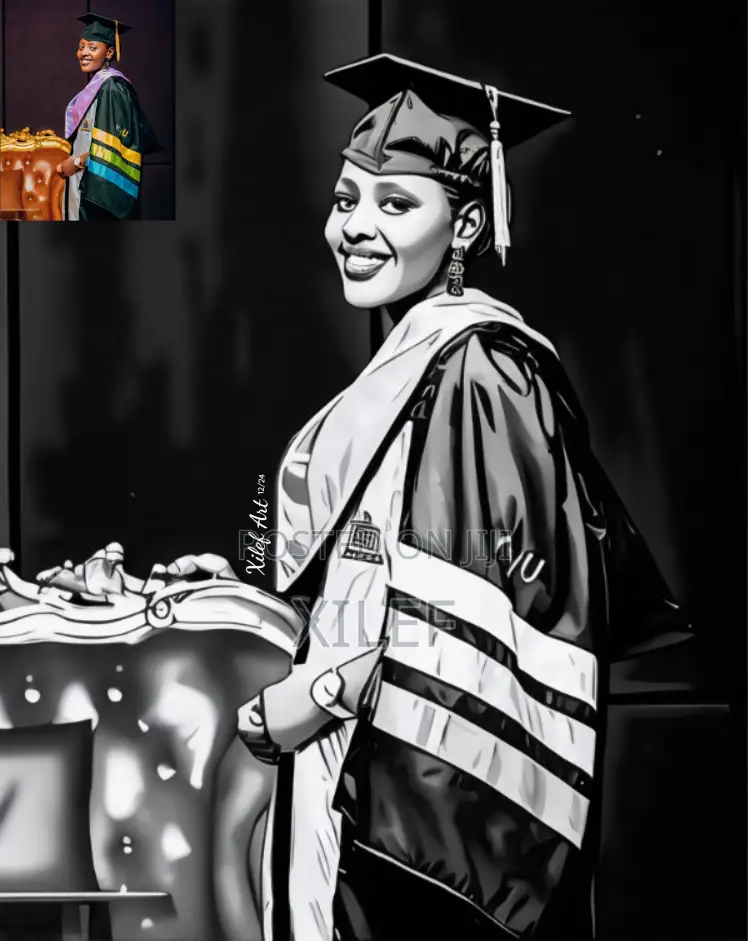 Best Graduation Gift Idea (Graduate's Wall Art Portrait)