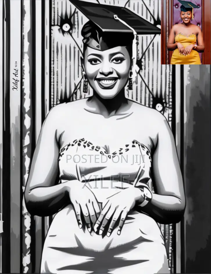 Best Graduation Gift Idea (Graduate's Wall Art Portrait)