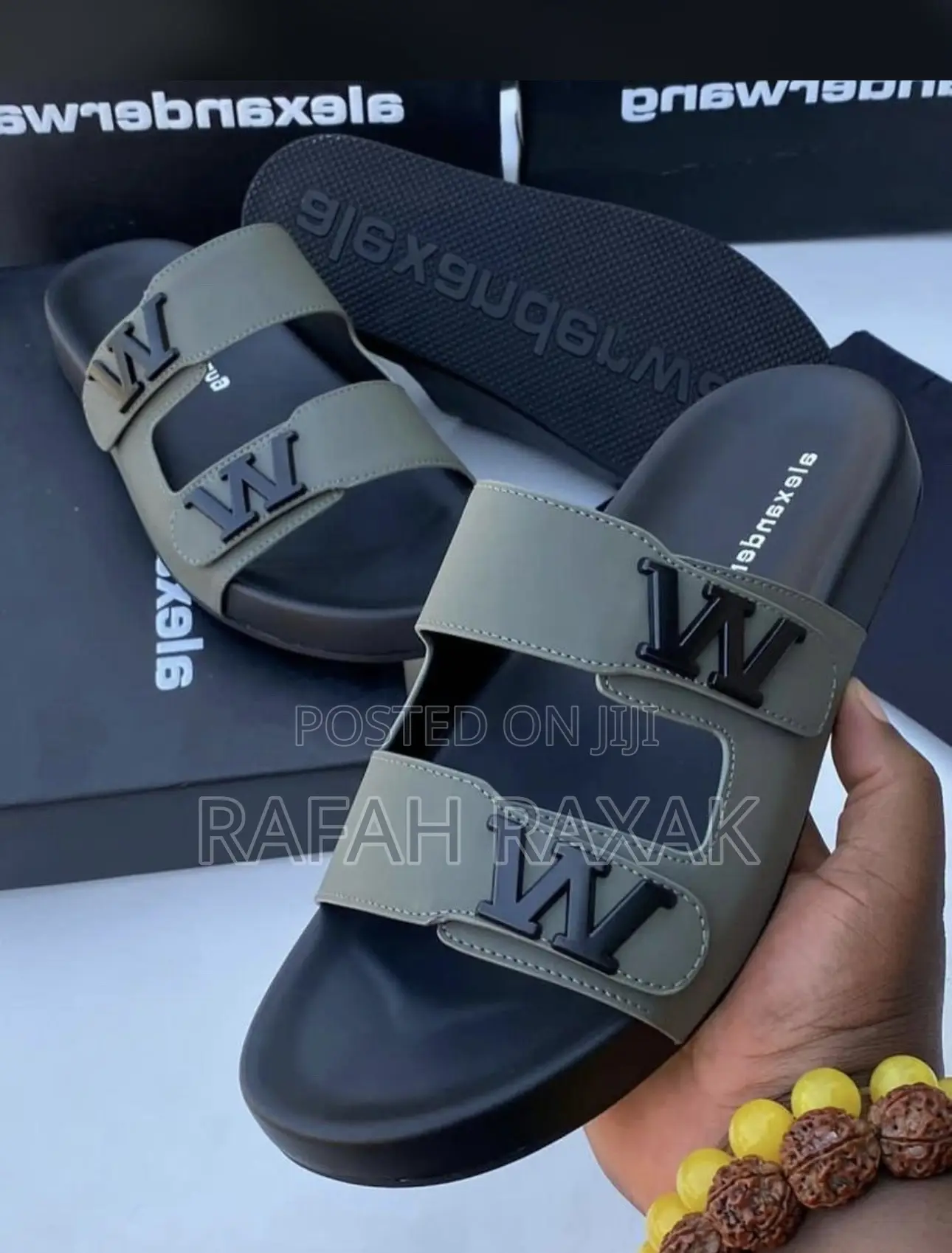 Original Alexander Wang Men’S Luxury Quality Palm Sandals