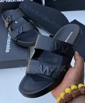 Original Triple Black Alexander Wang Pam Luxury Sandals