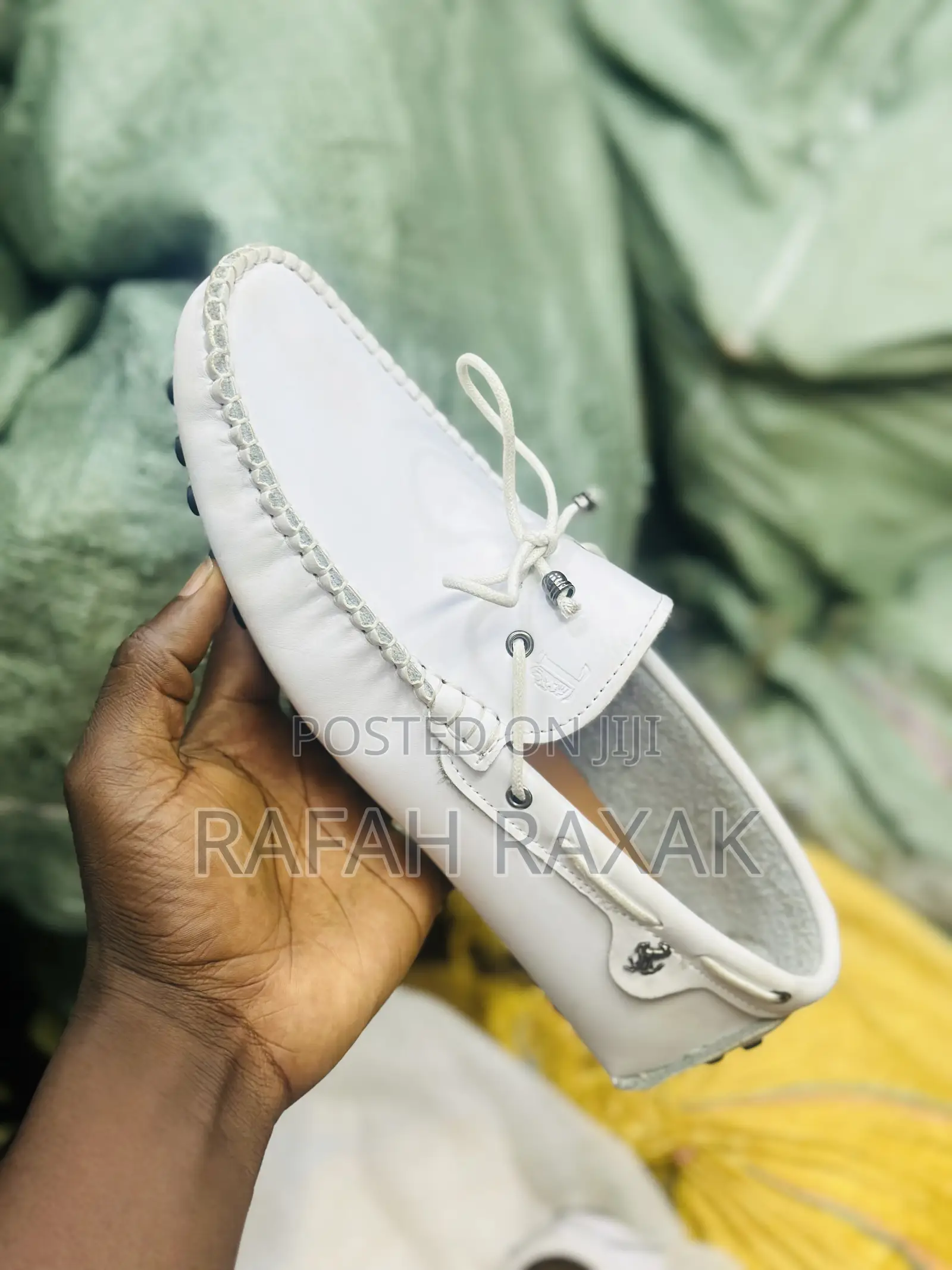 Original Men’S Tod’S White Moccasins