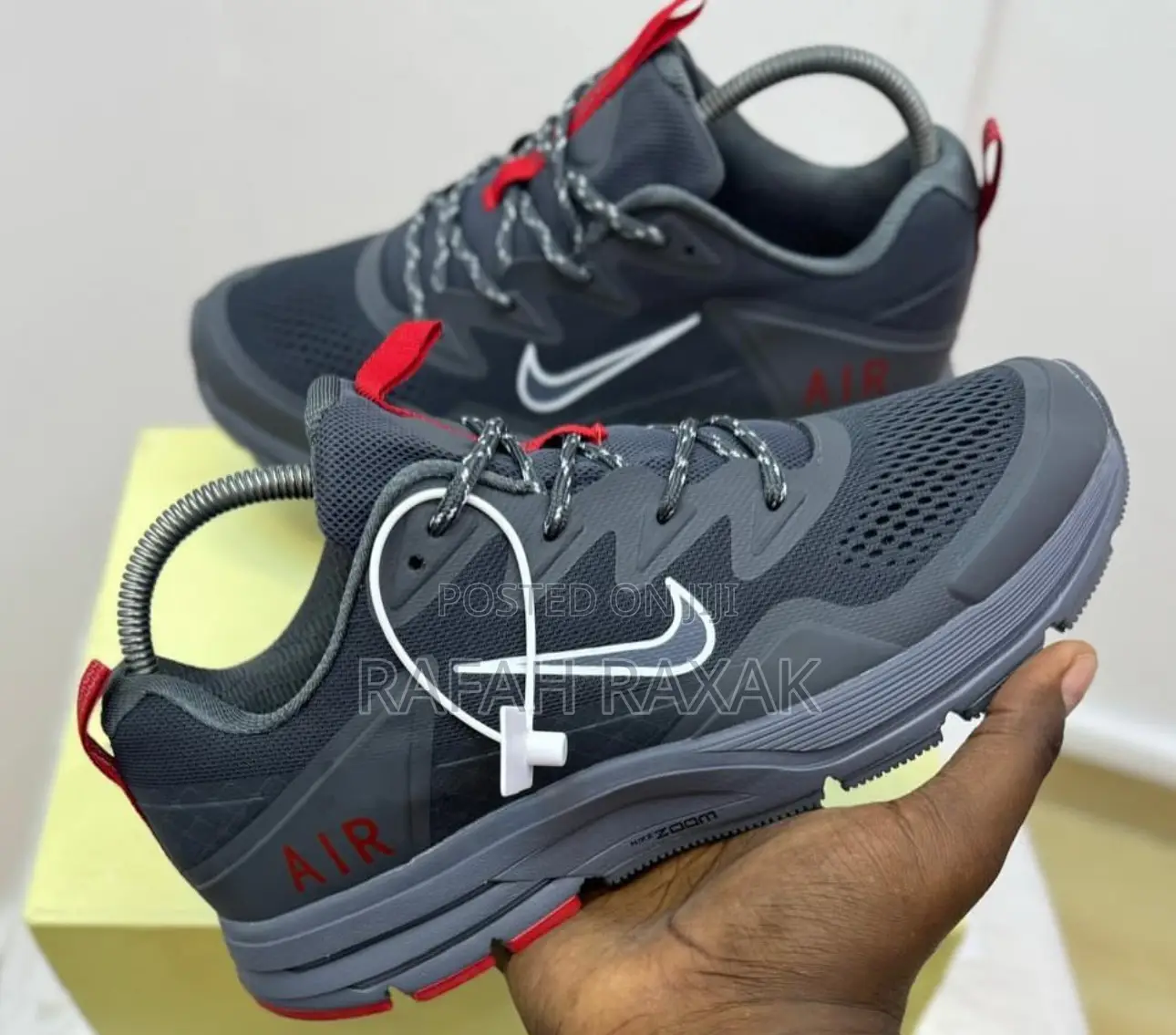 Original Grey Nike Air Zoom Running Trainer Sneakers