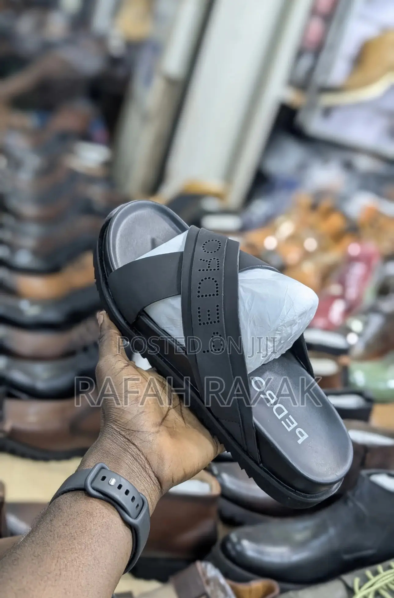 Original Luxury Pedro Classic Cross Slide Sandals