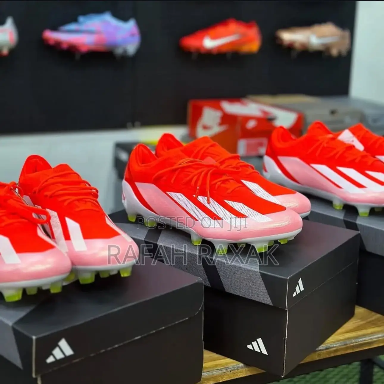 Orange Adidas X Crazyfast Elite Firm Ground Football Shoes