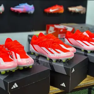 Orange Adidas X Crazyfast Elite Firm Ground Football Shoes