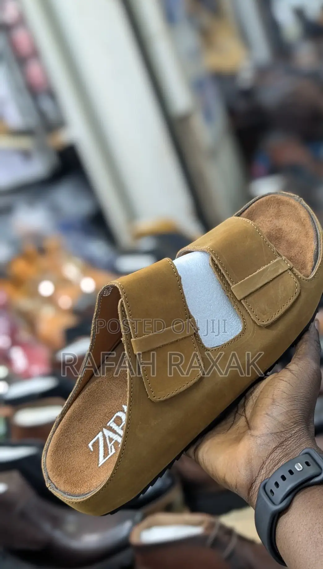 Original Men’S Zara Luxury Double Strap Sandals