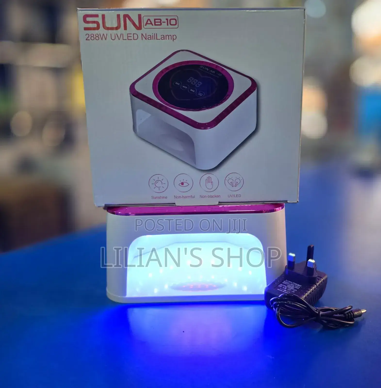 288wats Sun Ab-10uv LED Rechargeable Nail Lamp