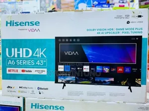 Hisense 43" Uhd Smart Tv With Bluetooth and Free to Air