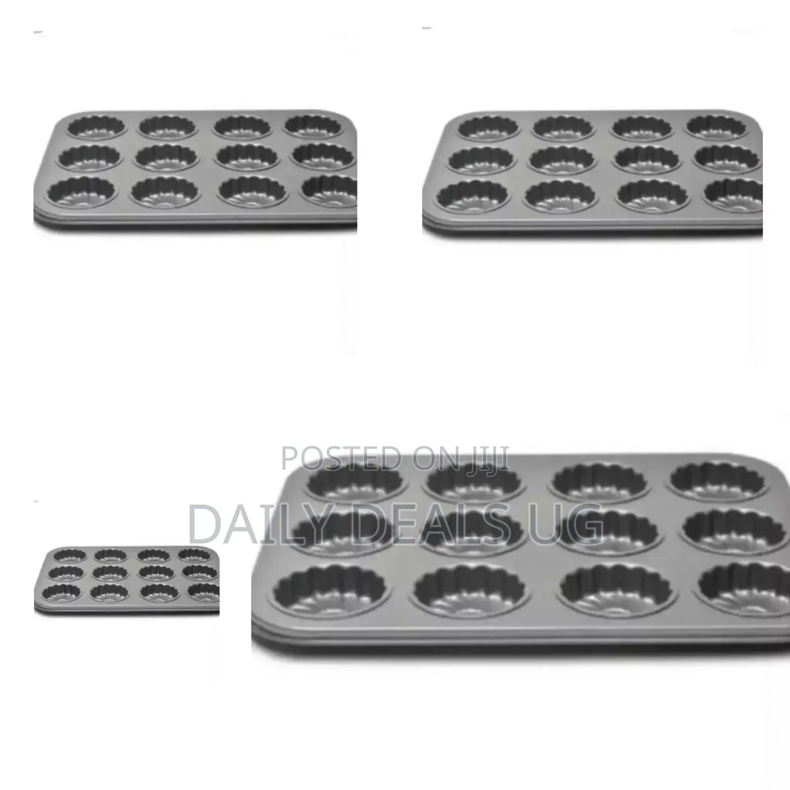 12 Holes Baking Molds Set