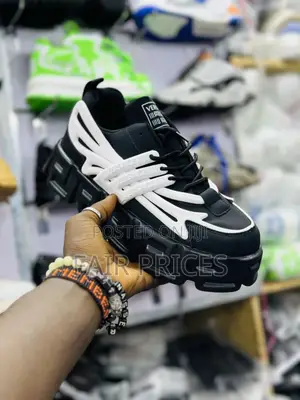 Versace Canvas Sneakers Black(39-45 Available)