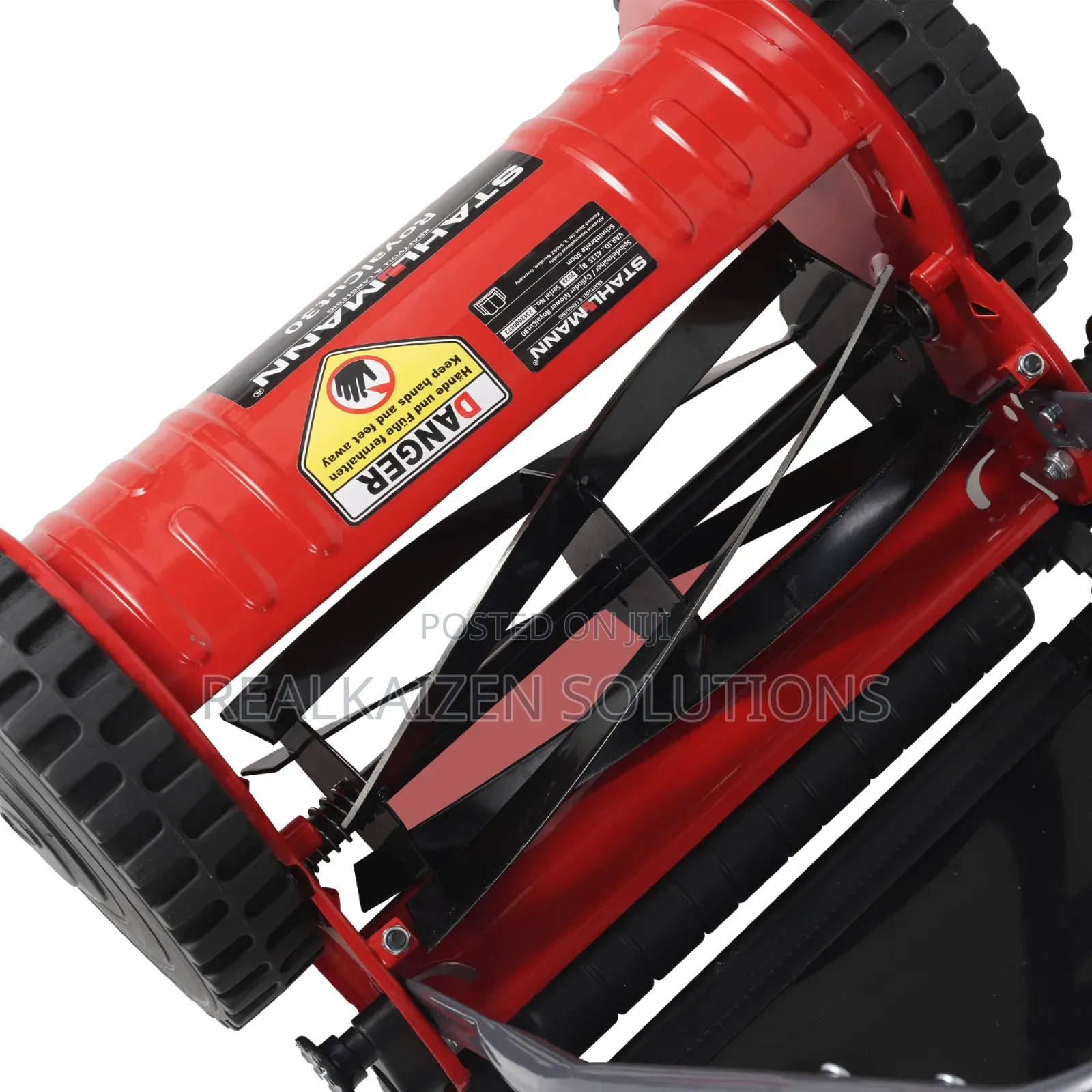 German STAHLMANN Royalcut 35L Manual Push Lawn Mower 40cm