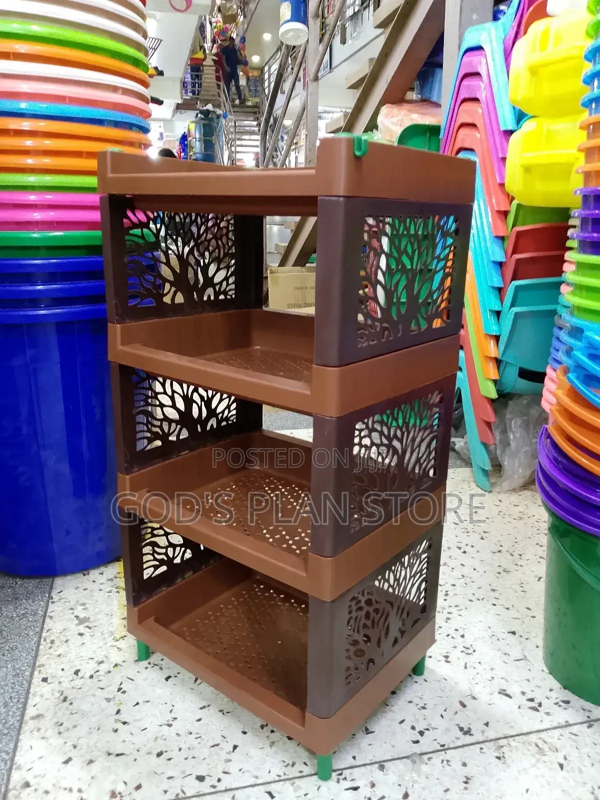 Modern Home Plastic Trolley