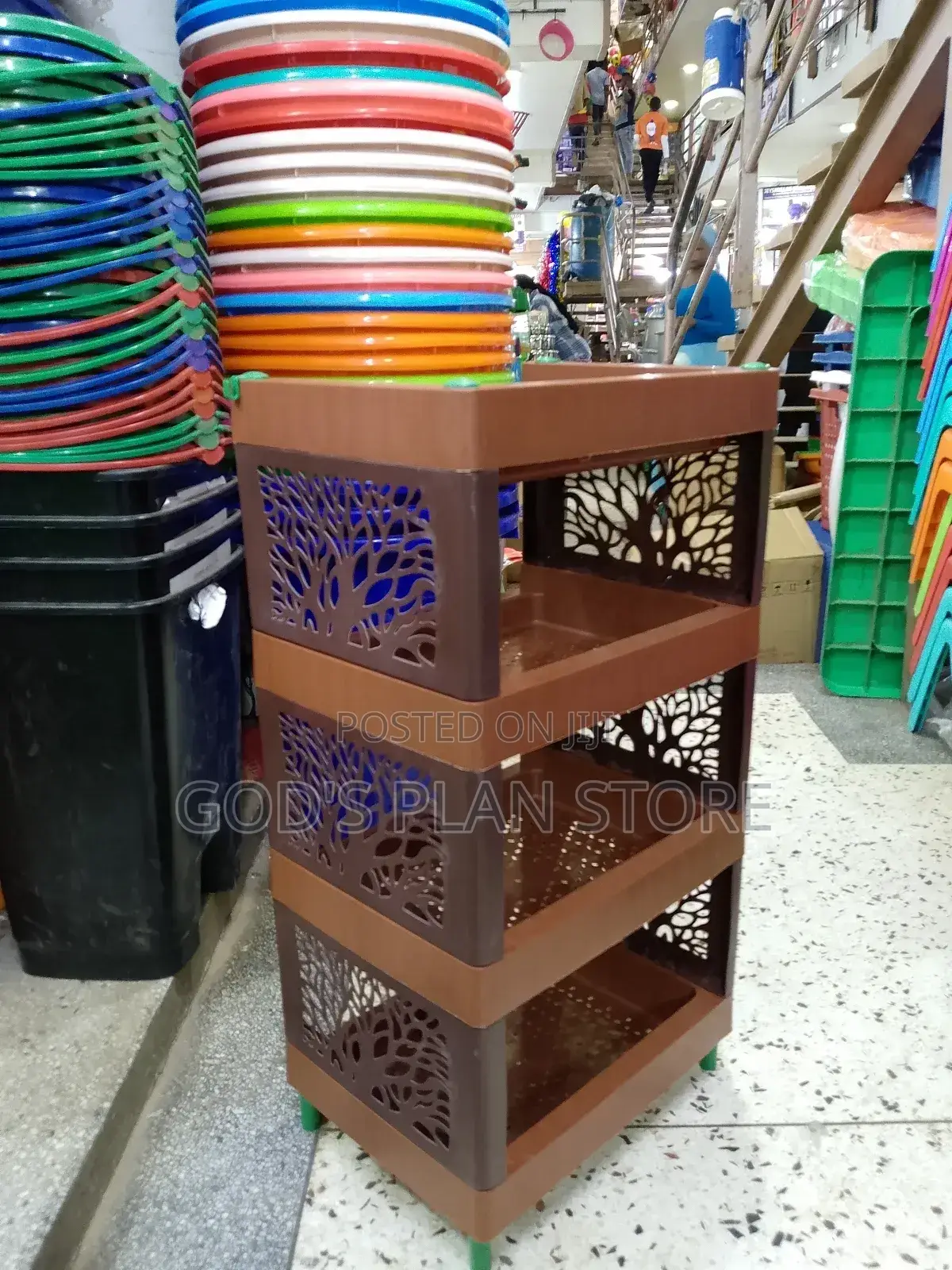 Modern Home Plastic Trolley