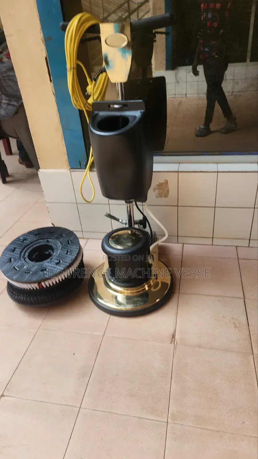Heavy Duty Floor Scrubber 17 Inch