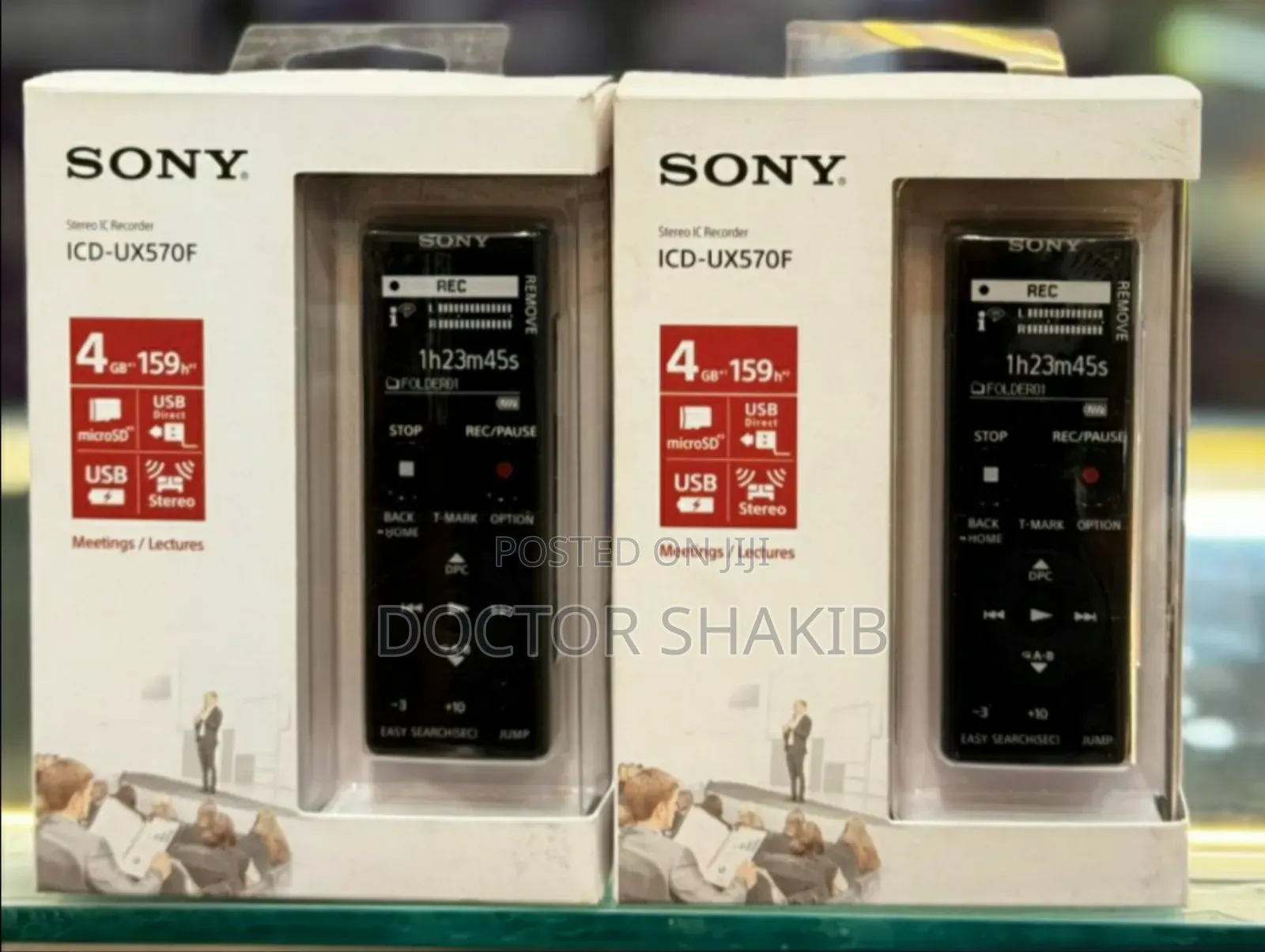 Unique Sony Stereo IC Recorder UX570F