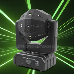 12pieces Led 3in1 Shaking Head Laserdyeing Strobe Light