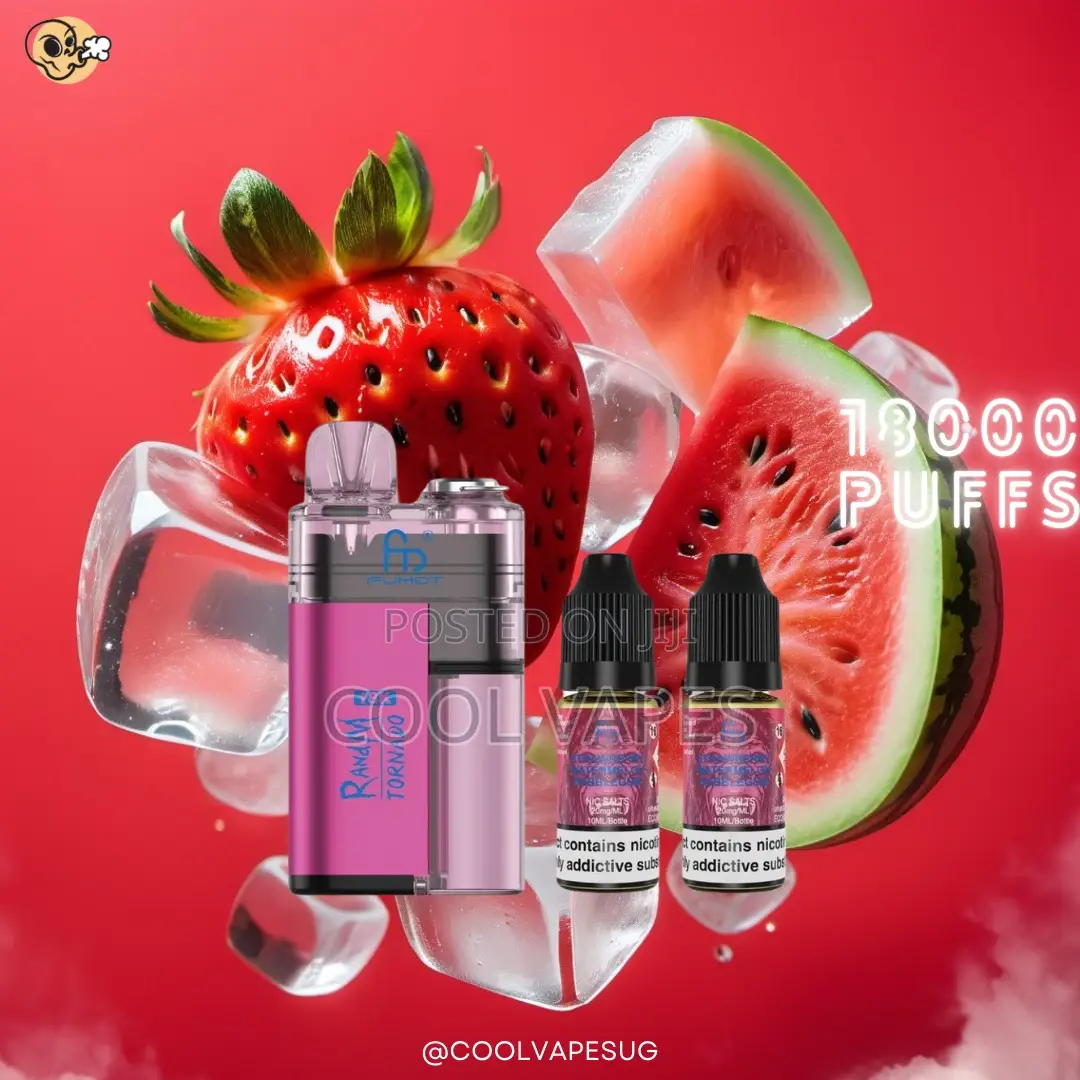 Randm 18000 Puffs Refillable Vapes(Comes With Two Liquids)