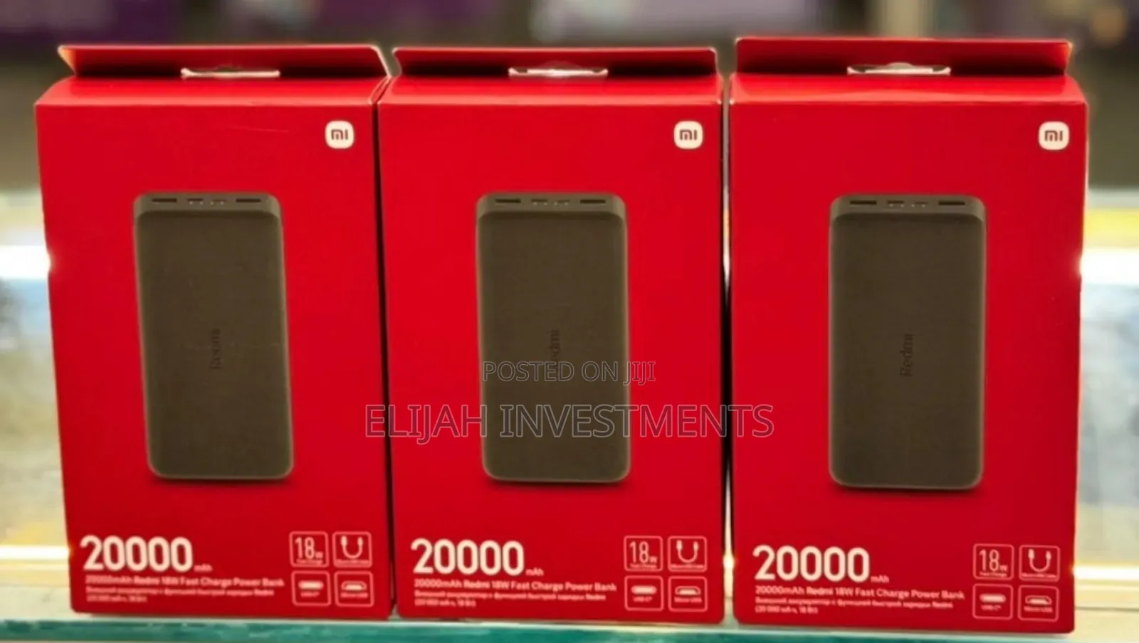 Long Life Power Bank Xiaomi Redmi 20000mah 18W