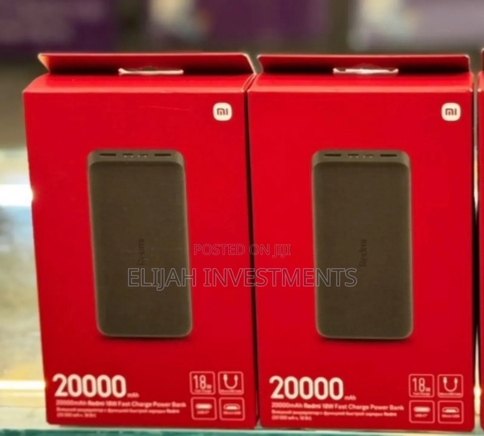 Long Life Power Bank Xiaomi Redmi 20000mah 18W