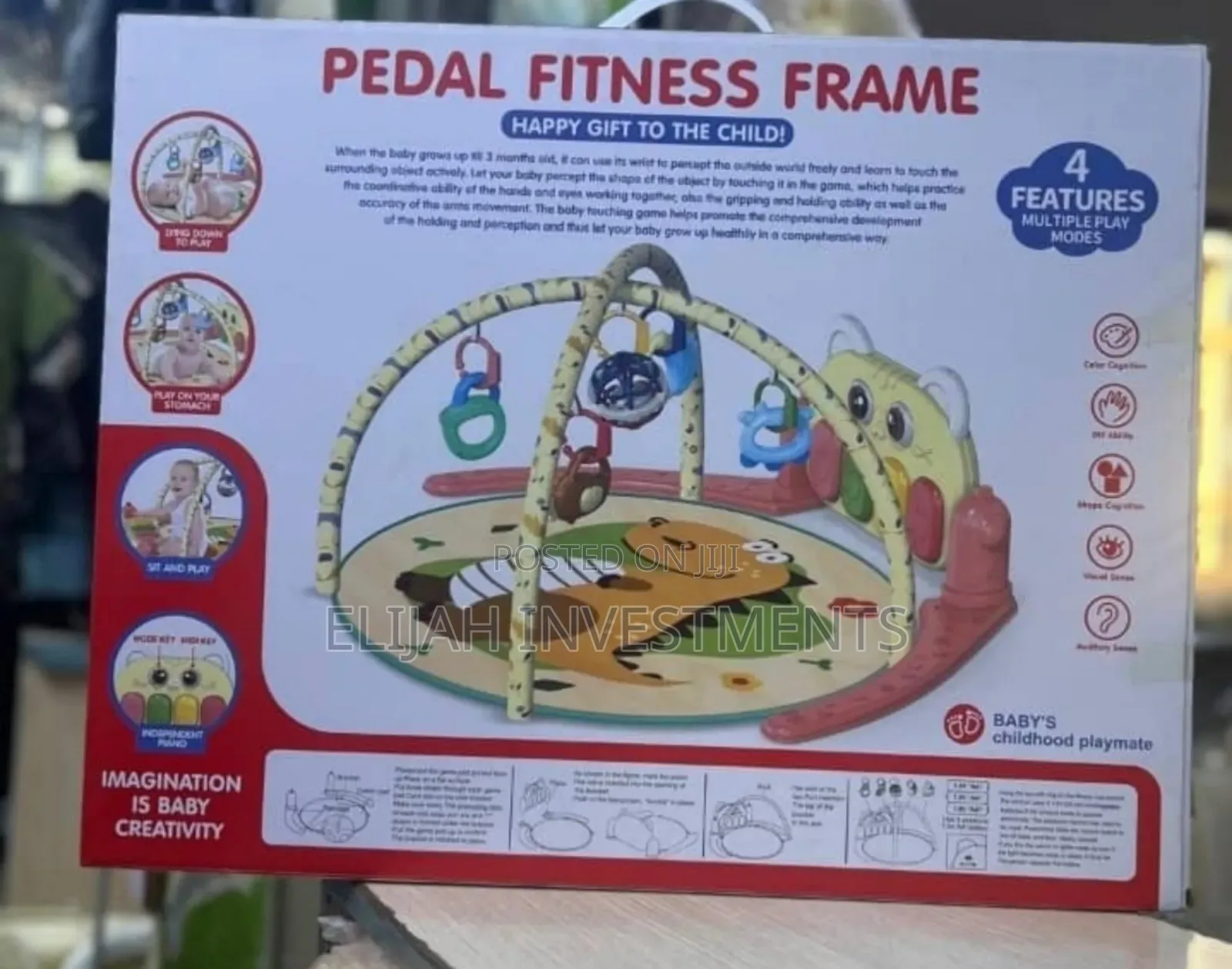 Unique Baby Infant Cartoon Gym and Ball Pit