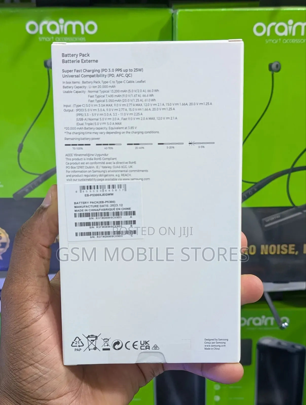 Samsung Battery Pack 20000mah Ultra Super Fast Charge