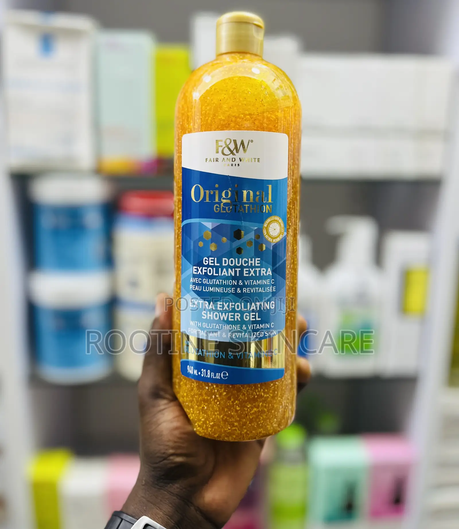 Fair White Original Glutathione Exfoliating Shower Gel