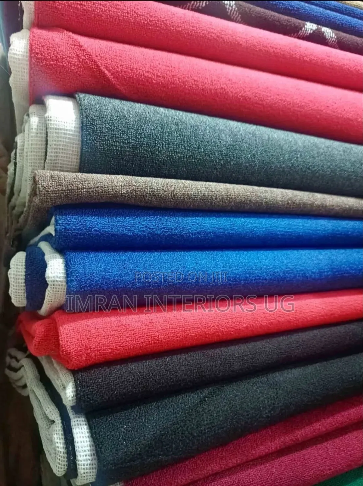 Plain Colored Wall to Wall Woolen Carpets.