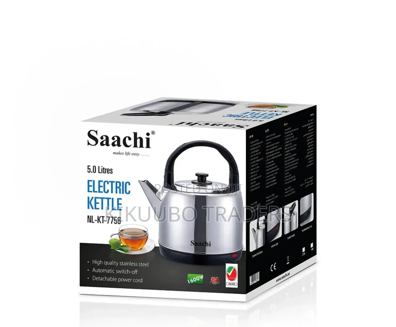 Saachi 5L Stainless Steel Electric Kettle