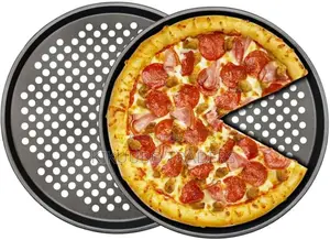 2pcs Pizza Nonstick Oven Trays