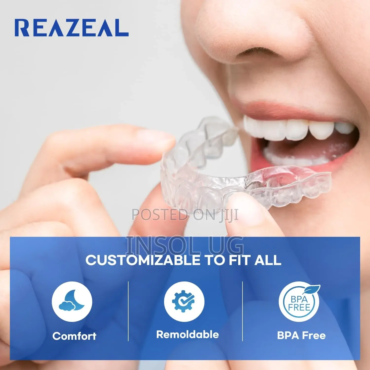 Mouth Guard for Grinding Teeth at Night and Sports