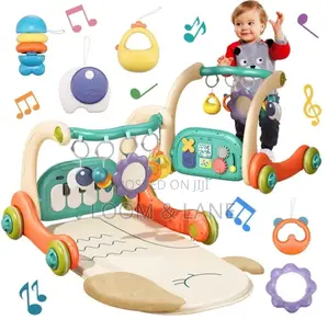 2 in 1 Baby Play Gym Mat and Walker