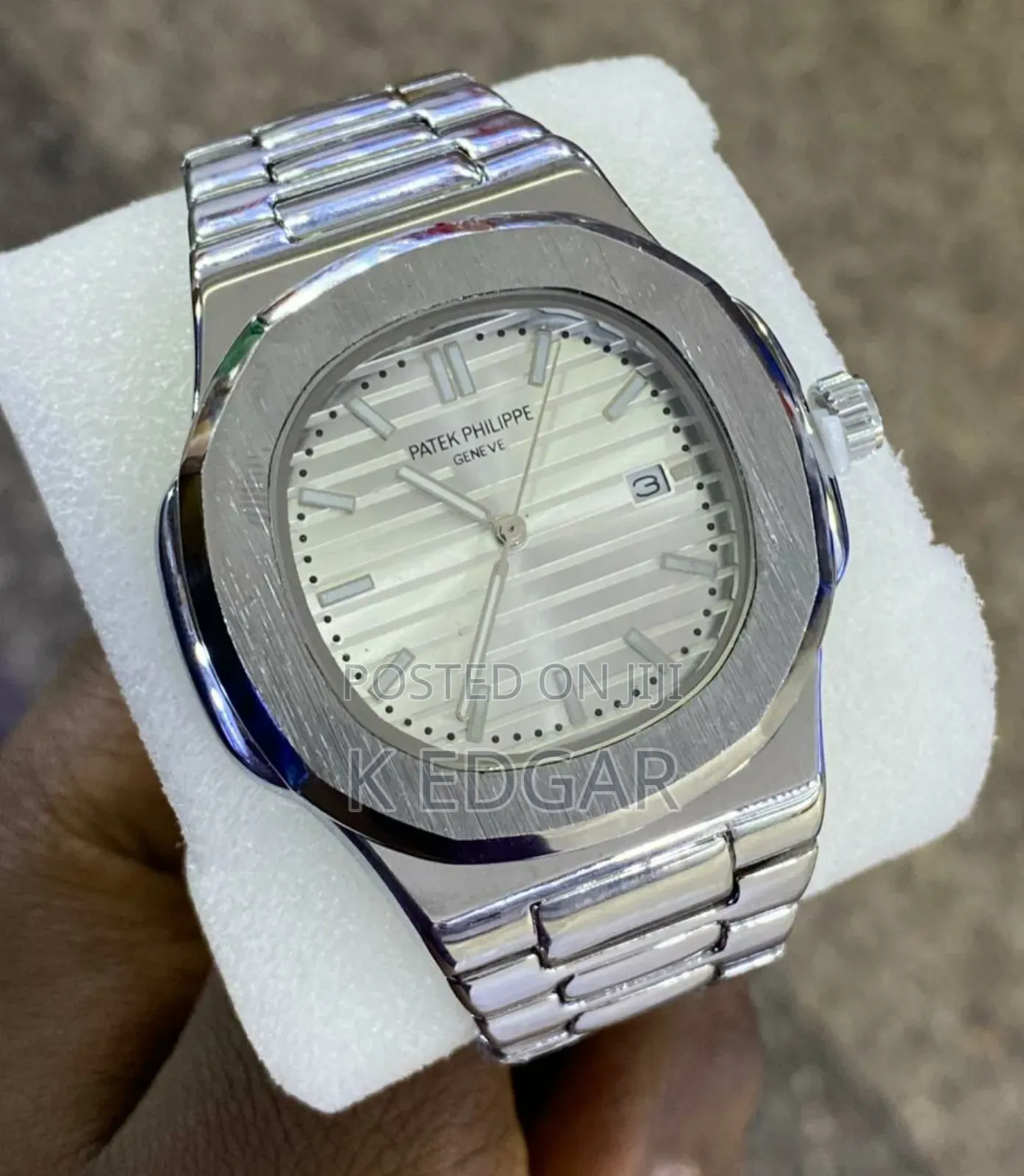 Silver Patek Philippe Watch