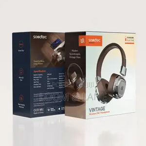 Soundtec Vintage Wireless ENC Headphones