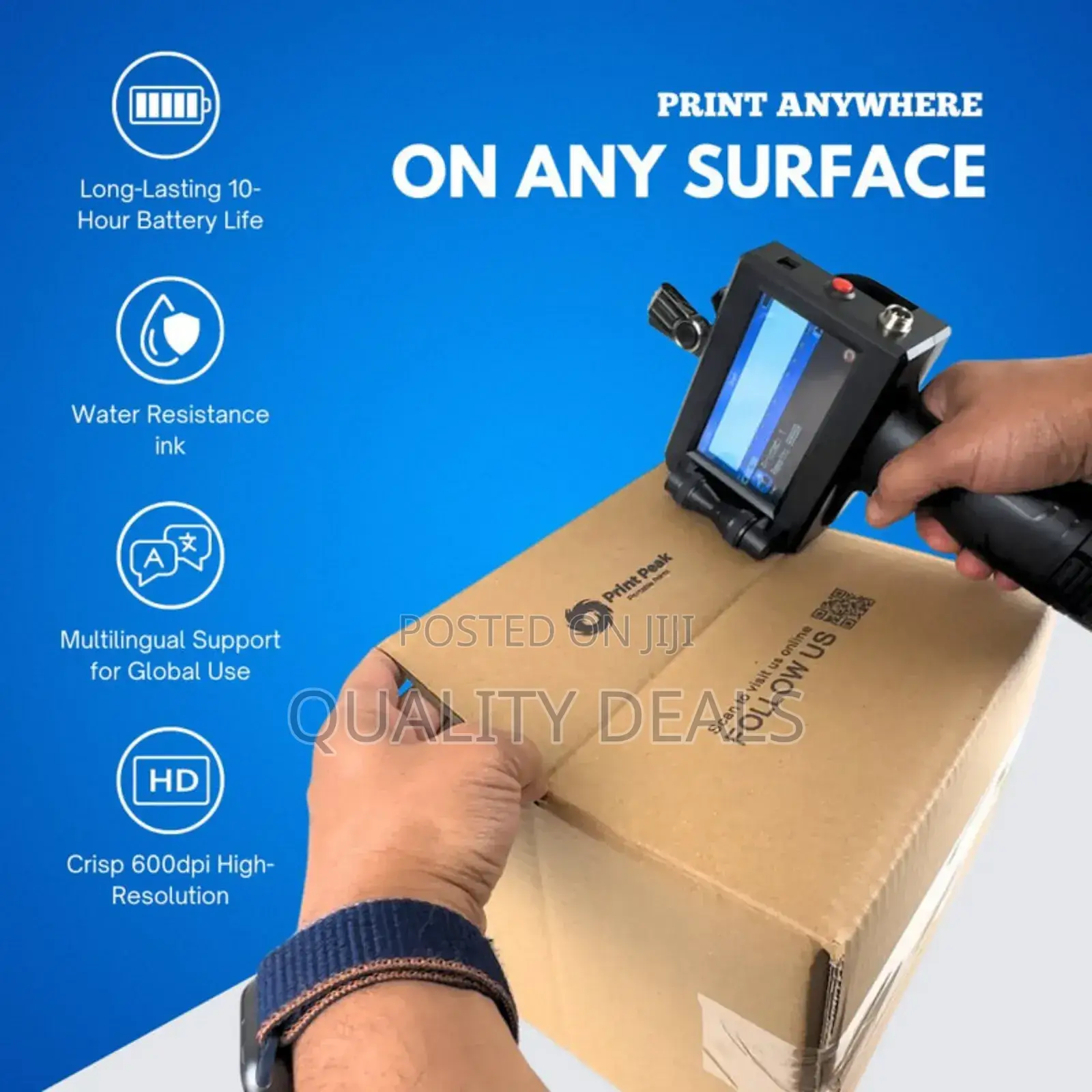 Handheld Barcode Inkjet Printer