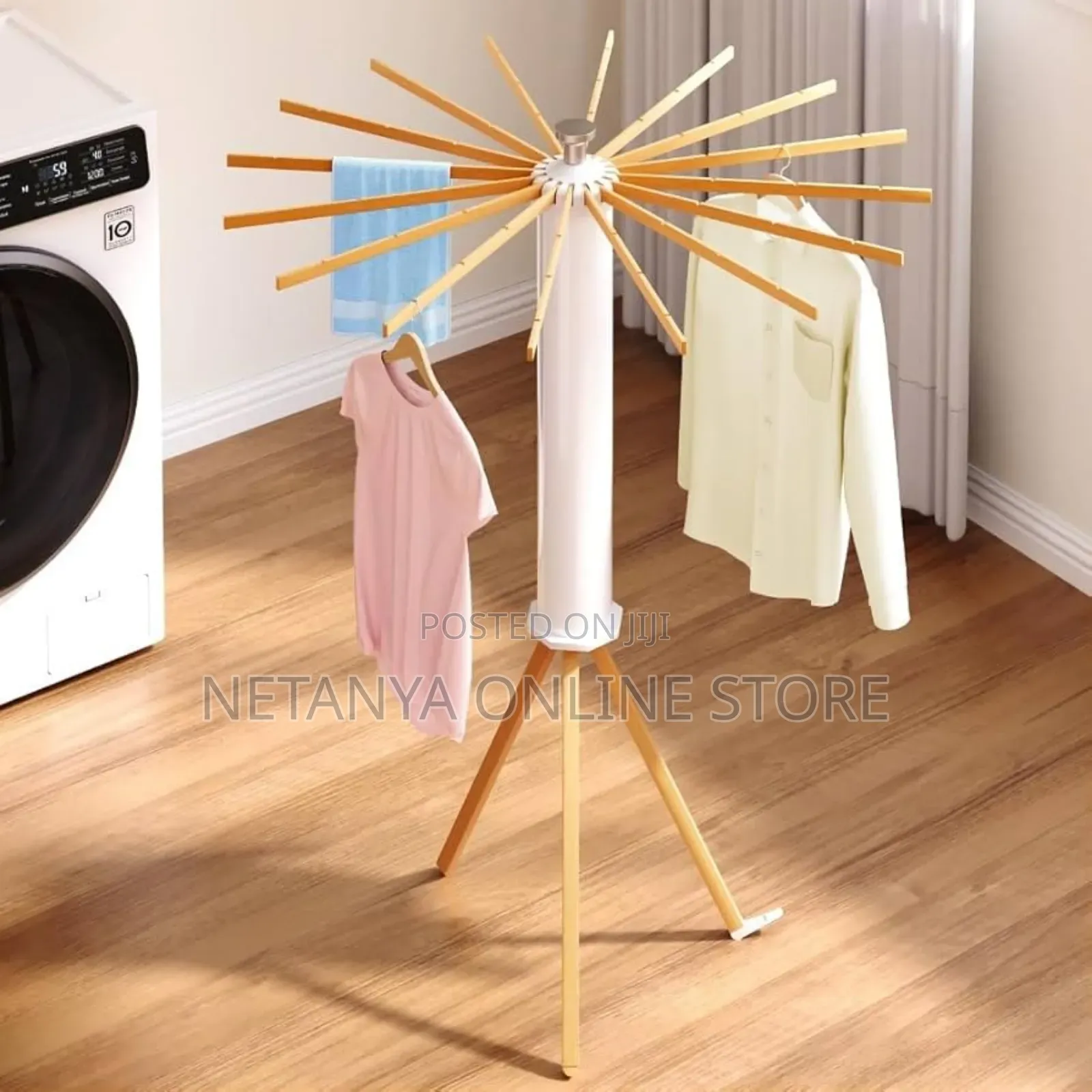 Foldable Clothes Tripod Drying Rack