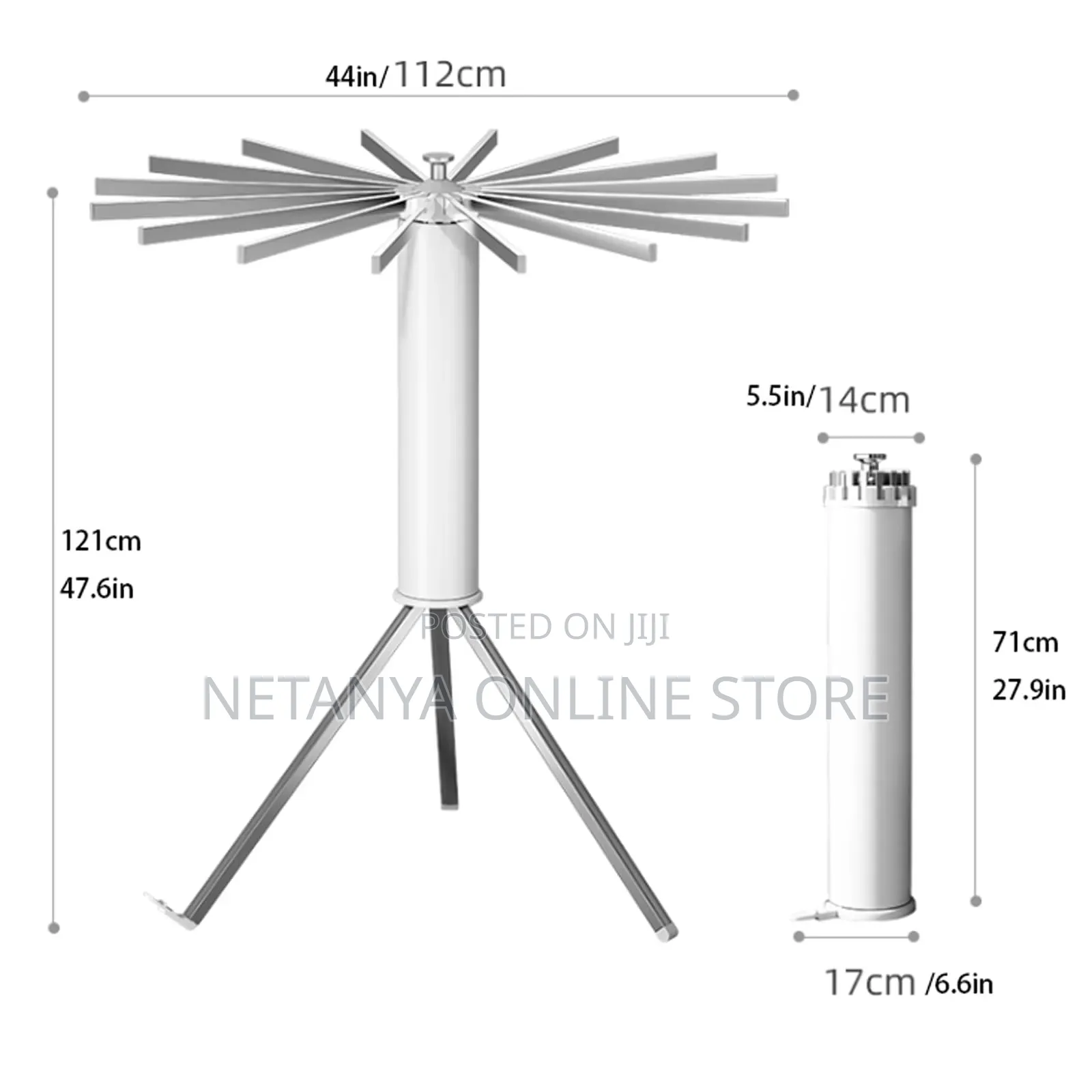 Foldable Clothes Tripod Drying Rack