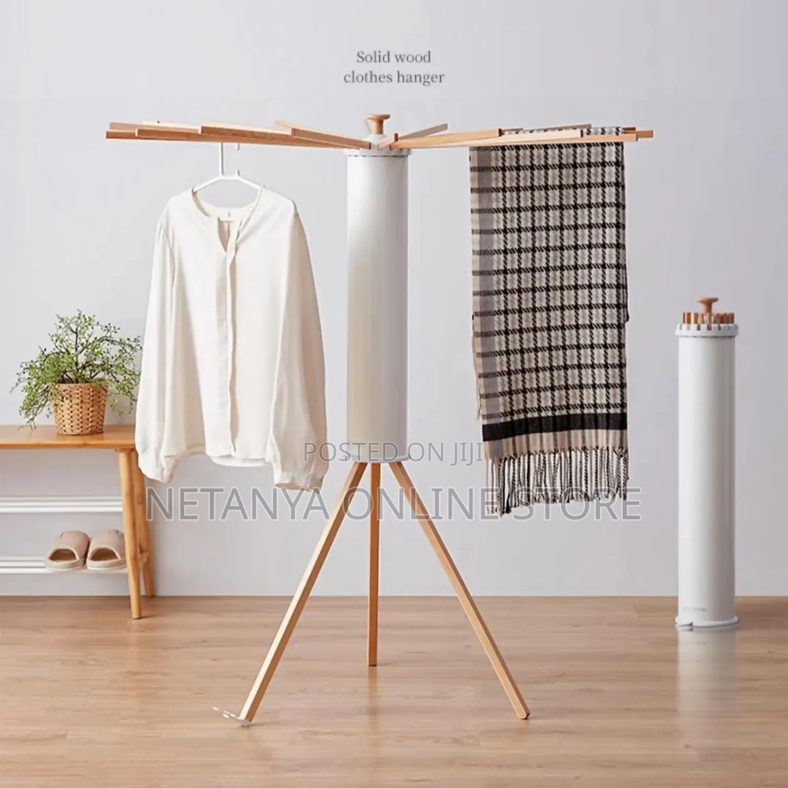 Foldable Clothes Tripod Drying Rack