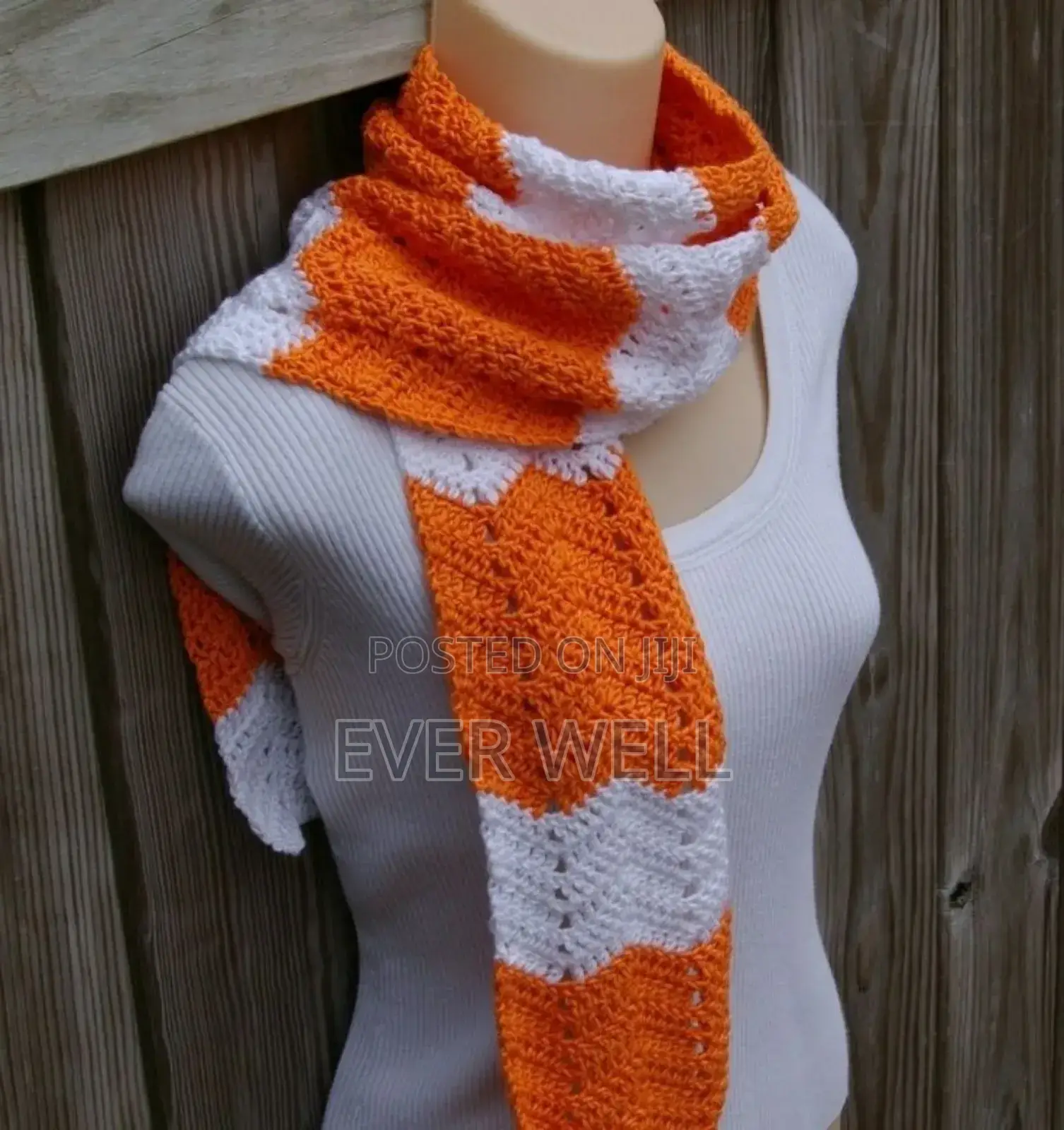Trendy Crotchet Scarf